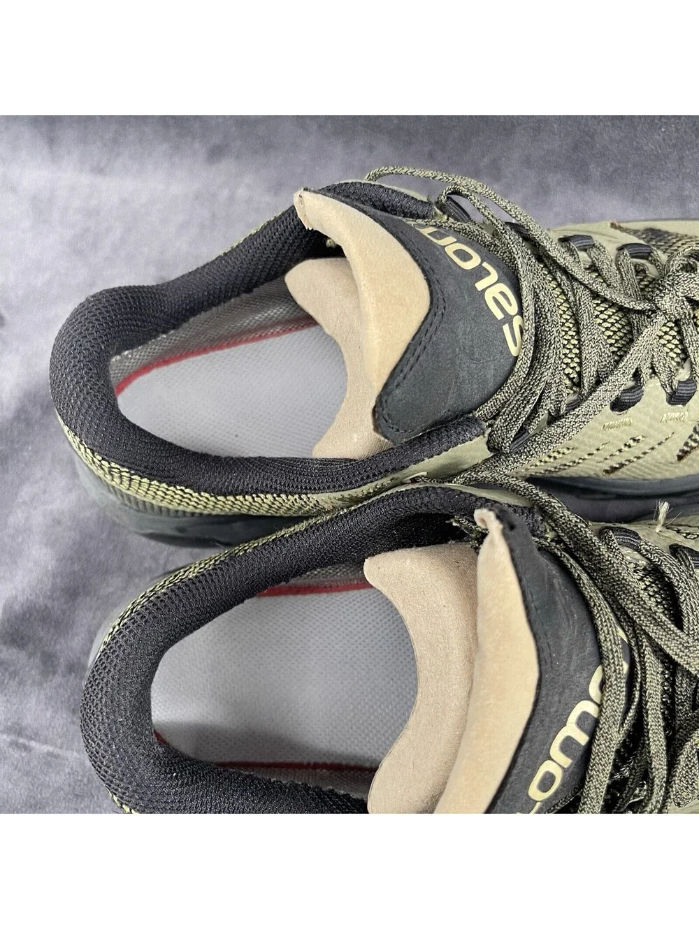 Salomon Odyssey Trail Running Shoes Men’s US 8.5 Olive Green Contagrip